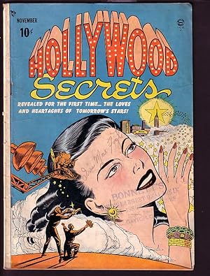 Hollywood Secrets #1 1950- Bill Ward cover- Golden Age Romance VG