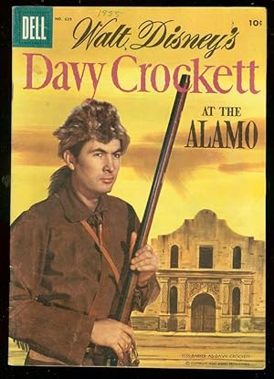 DAVY CROCKETT-AT THE ALAMO-FOUR COLOR #639 1955-DELL-TV FN
