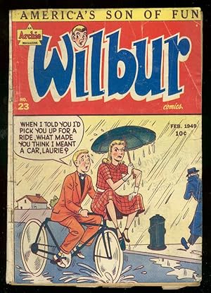 WILBUR COMICS #23 1949-ARCHIE-KATY KEENE-BICYCLE COVER G/VG