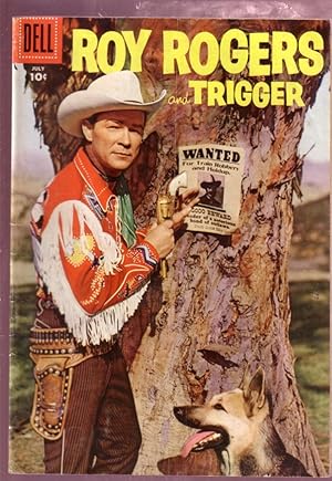 ROY ROGERS & TRIGGER #103 1956-PHOTO COVER-BUSCEMA ART VG