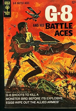 G-8 AND HIS BATTLE ACES #1 GOLD KEY PULP HERO 1966 VG