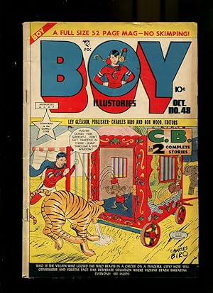 BOY 48-1949-CIRCUS COVER-TIGER VG
