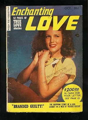 ENCHANTING LOVE #1 1949-BARBARA BRITTON-PHOTO COVER-SPICY-good/very good G/VG