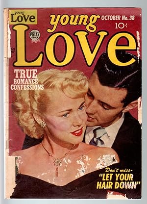 YOUNG LOVE #38-1952-PRODUCED BY SIMON & KIRBY-PHOTO COVER-PRIZE-fair
