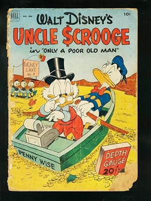 WALT DISNEY'S UNCLE SCROOGE-FOUR COLOR COMICS #386 1952-CARL BARKS-low P/FR