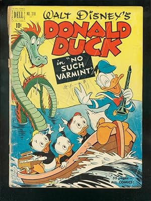 DONALD DUCK-FOUR COLOR #318 1951-CARL BARKS-DRAGON FR