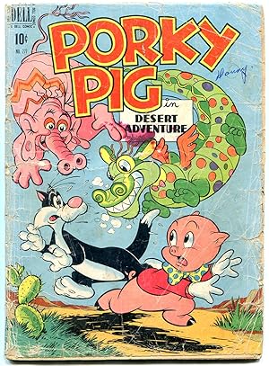Porky Pig Desert Adventure- Four Color Comics #277 1950 FAIR