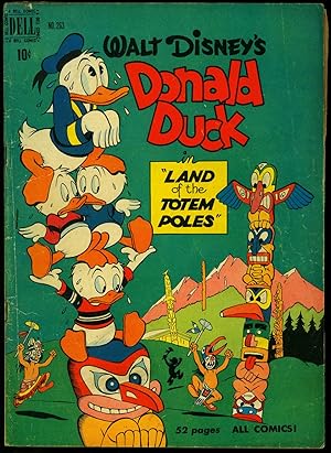 DONALD DUCK-LAND OF TOTEMS-FOUR COLOR #263-1950-BARKS VG-