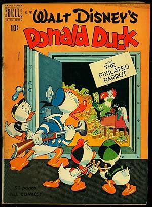 DONALD DUCK-PIXILATED PARROT-FOUR COLOR #282-1950-BARKS VG