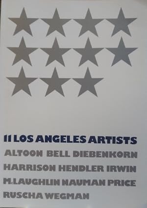 Immagine del venditore per 11 Los Angeles Artists: Altoon Bell Diebenkorn Harrison Hendler Irwin McLaughlin Nauman Price Ruscha Wegman venduto da Structure, Verses, Agency  Books