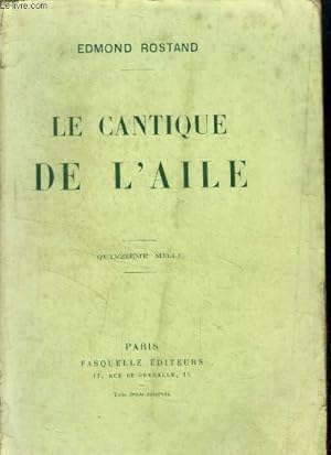 Image du vendeur pour Le cantique de l'Aile mis en vente par Le-Livre