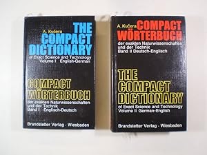 Imagen del vendedor de Compact Wrterbuch der exakten Naturwissenschaften und der Technik. Band 1: Englisch-Deutsch; Band 2: Deutsch-Englisch a la venta por Buchfink Das fahrende Antiquariat