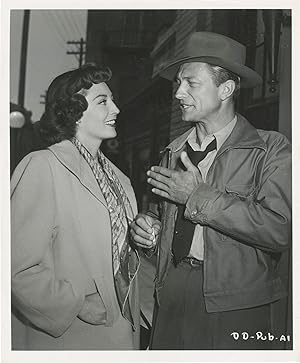 Seller image for The Sniper (Two original photographs taken on the set of the 1952 film) for sale by Royal Books, Inc., ABAA