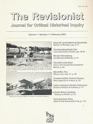 The Revisionist Journal for Critical Historical Inquiry 1/1 February, 2003