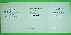 Image du vendeur pour History of Cheltenham Races, Lincoln and National, Racing in Yorkshire mis en vente par The Cary Collection