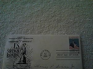 We Appreciate Our Servicemen: United States Savings Bonds 5 Cent First Day Of Issue