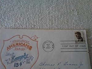 John F Kennedy 13 Cent First Day Of Issue