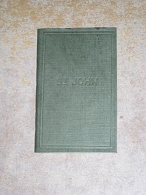 Bild des Verkufers fr The Gospel According To Saint John zum Verkauf von Neo Books