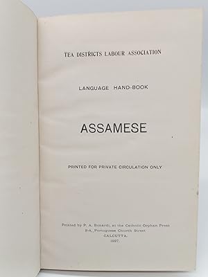 Imagen del vendedor de Language Hand-Book: Assamese. a la venta por ROBIN SUMMERS BOOKS LTD