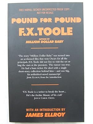 Seller image for Pound for Pound for sale by Harris & Harris Books