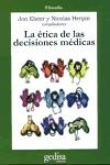 Imagen del vendedor de La tica de las decisiones mdicas a la venta por Agapea Libros