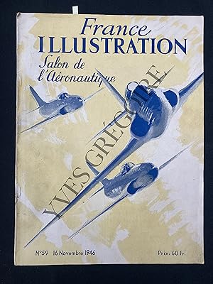 FRANCE ILLUSTRATION-N°59-16 NOVEMBRE 1946-SALON DE L'AERONAUTIQUE