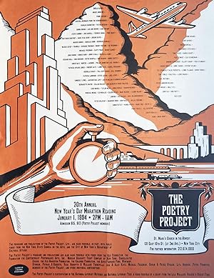 The Poetry Project's 20th Annual Reading Poster Flyer, Jan. 1, 1994