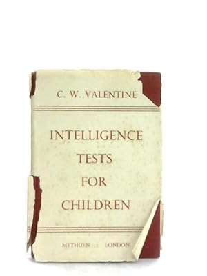 Bild des Verkufers fr Intelligence Tests for Children zum Verkauf von World of Rare Books