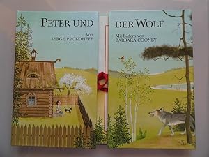 Peter und der Wolf Erzählung Pop up Buch dreidimensional Aufstehbilder 1989