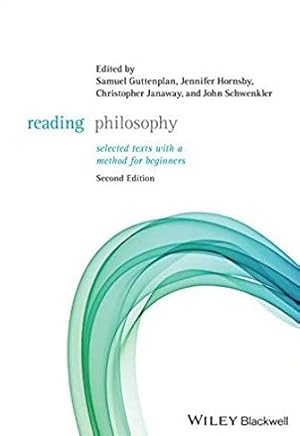 Image du vendeur pour Reading Philosophy : Selected Texts with a Method for Beginners mis en vente par GreatBookPricesUK