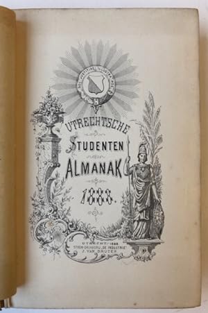 Utrechtsche Studenten Almanak 1888, Utrecht J. van Druten 1888, 298 pp.