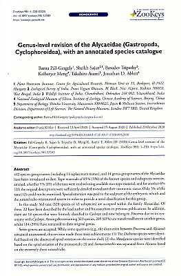 Imagen del vendedor de Genus-level revision of the Alycaeidae (Gastropoda, Cyclophoroidea), with an annotated species catalogue a la venta por ConchBooks