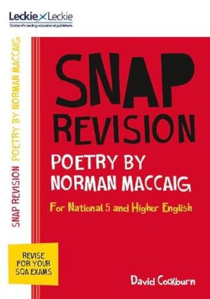 Imagen del vendedor de National 5/Higher English Revision: Poetry by Norman MacCaig (Paperback) a la venta por Grand Eagle Retail