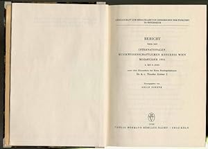 Bericht über den Internationalen Musikwissenschaftlichen Kongress Wien Mozartjahr 1956 3. bis 9. ...