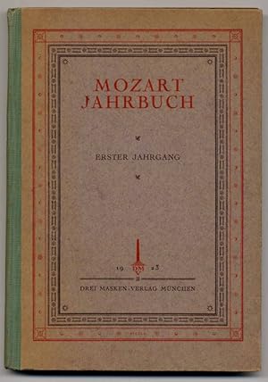 Image du vendeur pour Mozart-Jahrbuch. 1. Jahrgang. 1 mis en vente par Rainer Kurz - Antiquariat in Oberaudorf