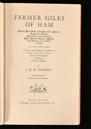 Farmer Giles of Ham by J.R.R. Tolkien Farmer Giles of Ham by J.R.R. Tolkien