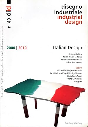 2000/2010 Italian Design. Disegno Industriale - Industrial Design. N. 49