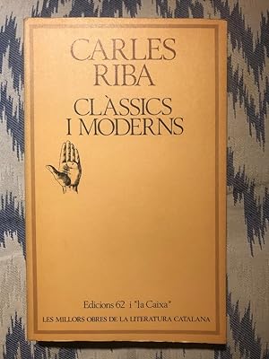 Seller image for Clssics i moderns for sale by Campbell Llibres