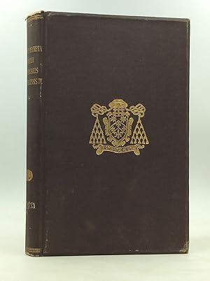 Bild des Verkufers fr ACTA ET DECRETA CONCILII PROVINCIALIS NEO-EBORACENSIS IV., in Ecclesia Metropolitana S. Patritii, Neo-Eboraci, a die XXIII. ad XXX. Septembris, A.D. MDCCCLXXXIII zum Verkauf von Kubik Fine Books Ltd., ABAA