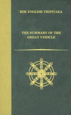 Seller image for The Summary of the Great Vehicle. for sale by Asia Bookroom ANZAAB/ILAB