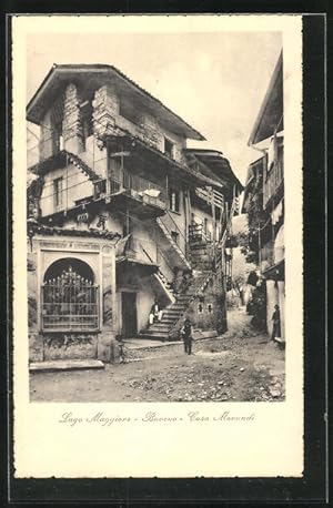 Bild des Verkufers fr Cartolina Baveno / Lago Maggiore, Casa Morandi zum Verkauf von Bartko-Reher