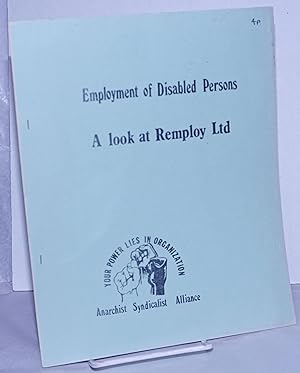Employment of Disabled Persons: A look at Remploy Ltd