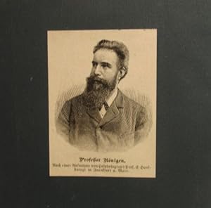 Immagine del venditore per Portrt. Brustbild halblinks. Zinkotypie aufgeklebt, ca. 7 x 6,5 cm, um 1900. venduto da Antiquariat Michael Eschmann