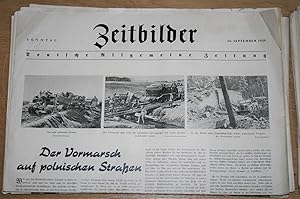 9 Ausgaben ZEITBILDER. Deutsche Allgemeine Zeitung. Jahrgang 1939.