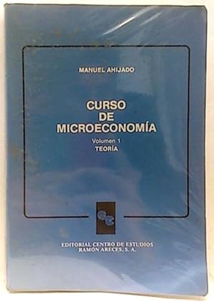 Imagen del vendedor de Curso de microeconoma. Vol 1. Teora a la venta por TraperaDeKlaus