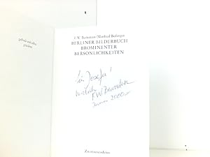 Bild des Verkufers fr Berliner Bilderbuch brominenter Persnlichkeiten zum Verkauf von Book Broker