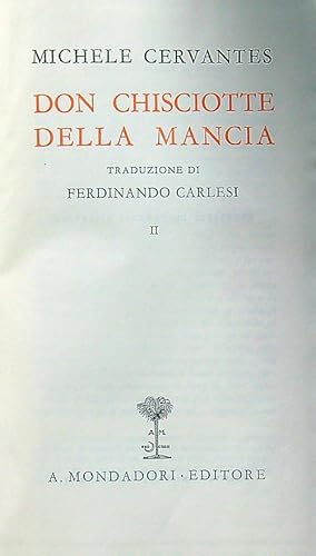 Immagine del venditore per Don Chisciotte della Mancia volume II venduto da Librodifaccia