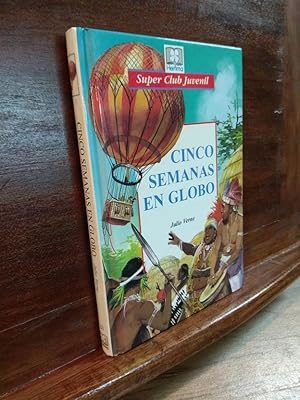 Imagen del vendedor de Cinco semanas en globo a la venta por Libros Antuano