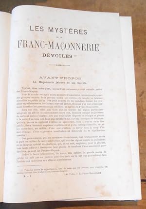 Les Mystères de la Franc-Maçonnerie dévoilés