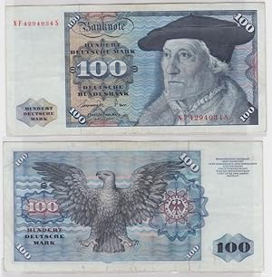 T146559 Banknote 100 DM Deutsche Mark Ro 278a Schein 1.Juni 1977 KN NF 4294034 S